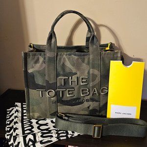 The Camo Jacquard Medium Tote Bag